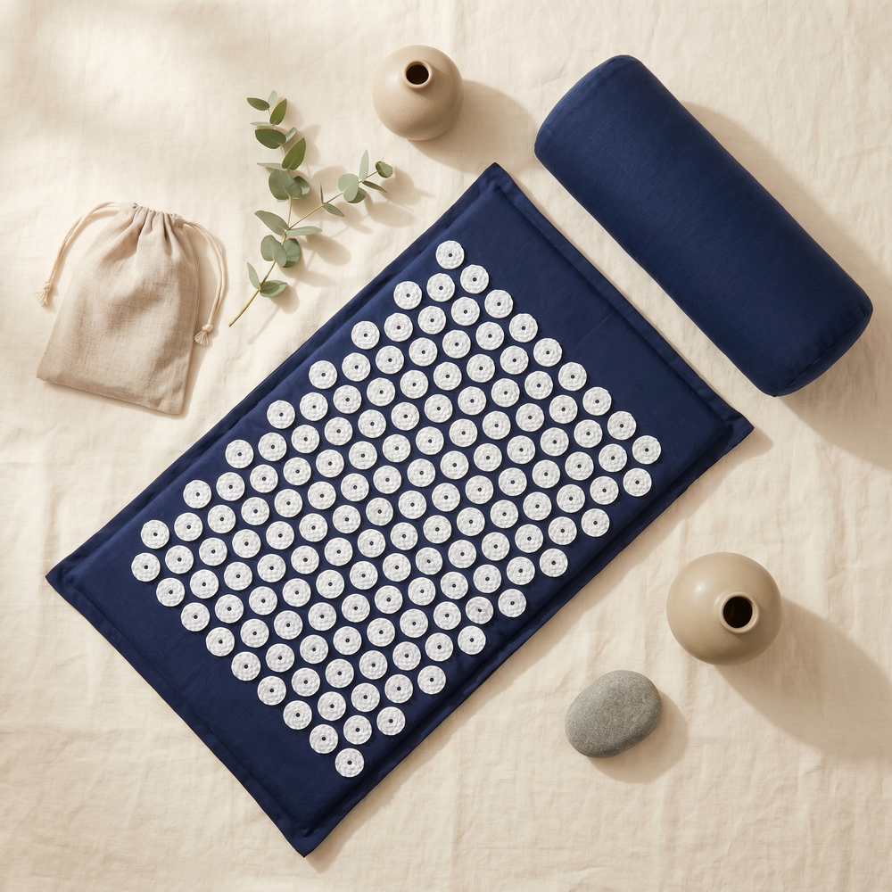 Set saltea cu acupresura + perna + saculet Relaxen